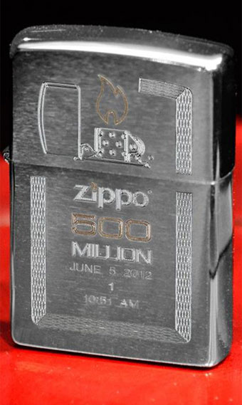 500 millionth Zippo lighter 500 millionth Zippo lighter