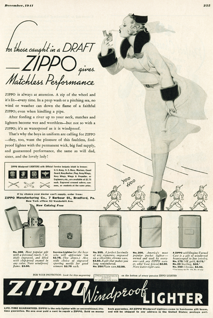 Zippo in the war