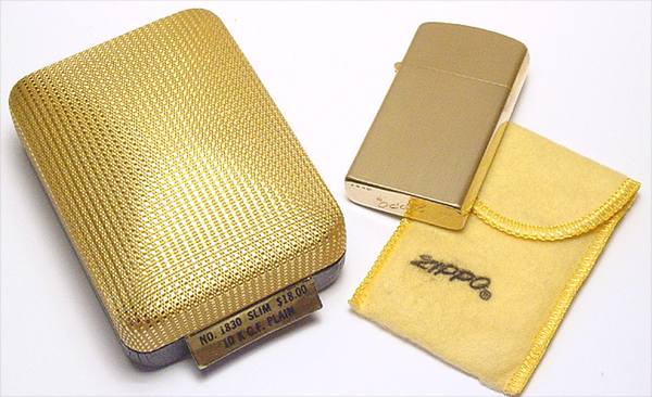 10k gold filled Zippo lighters